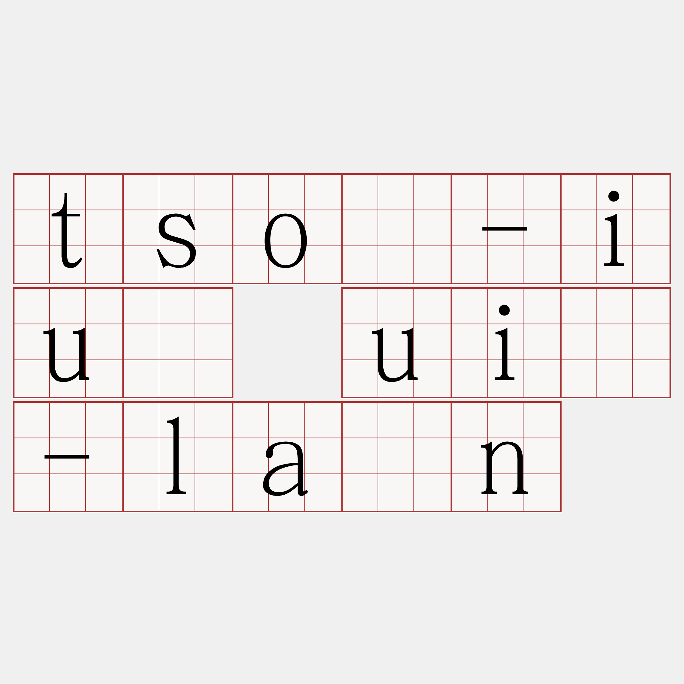 tsó-iū uî-lân